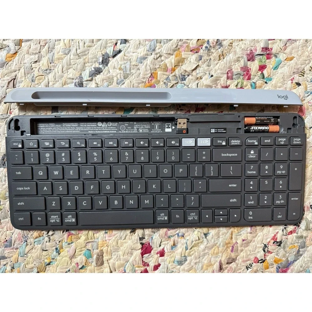 Logitech K585 Multi-Device Slim Wireless Keyboard With Dongle‎